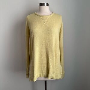 American Eagle Thermal Waffle Knit Top LARGE